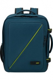 Hátizsák, kabin méret, 38l, M-es, AMERICAN TOURISTER "Take2Cabin", tengerkék