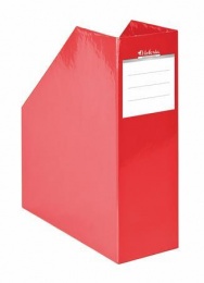 Iratpapucs, karton, 90 mm, VICTORIA OFFICE, "Premium", piros