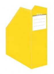 Iratpapucs, karton, 90 mm, VICTORIA OFFICE, "Premium", sárga