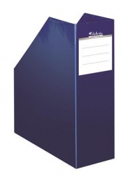 Iratpapucs, karton, 90 mm, VICTORIA OFFICE, "Premium", sötétkék