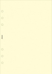 Kalendárium betét, jegyzetlap, personal méret, sima, FILOFAX, krémszín