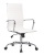 Irodai forgószék, textilbőrborítás, króm lábkereszt, 2 db/csomag, "Preston", fehér