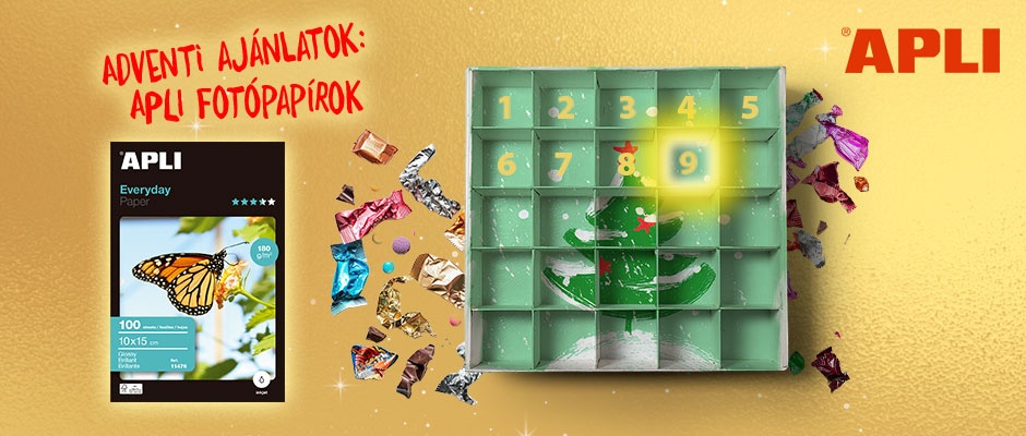 Adventi ajánlatok: APLI fotópapírok